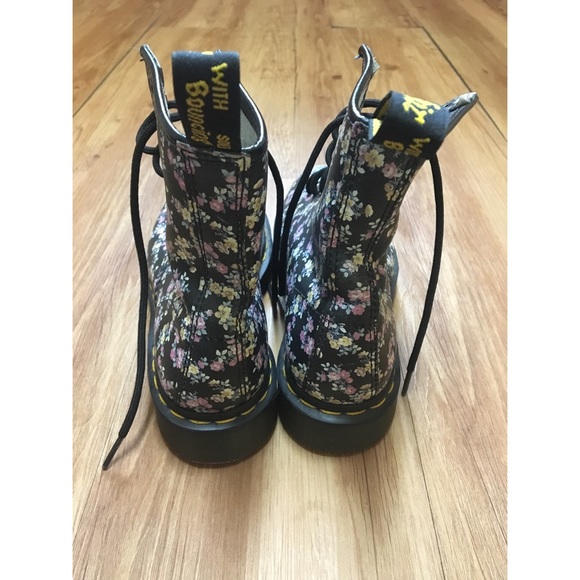 Dr. Martens 1460 Mini Tydee Floral Boots - Picture 3 of 7